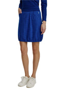 Tranquillo Ballon-Rock Blau – Bio-Baumwolljersey GOTS mit All-Over-Print