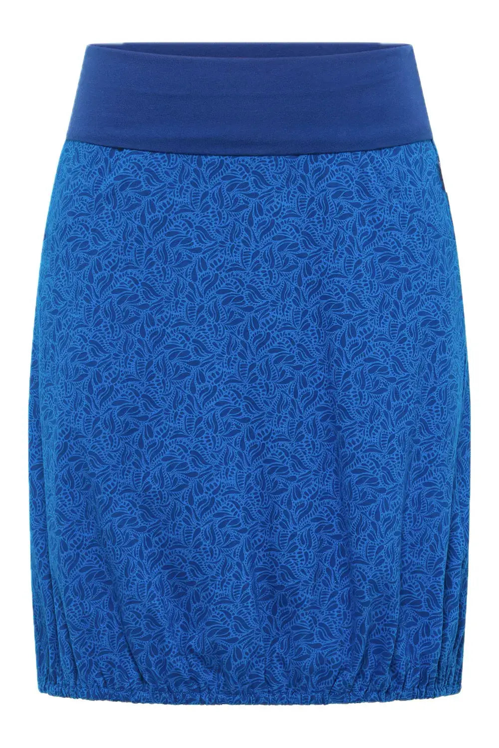 Tranquillo Ballon-Rock Blau – Bio-Baumwolljersey GOTS mit All-Over-Print