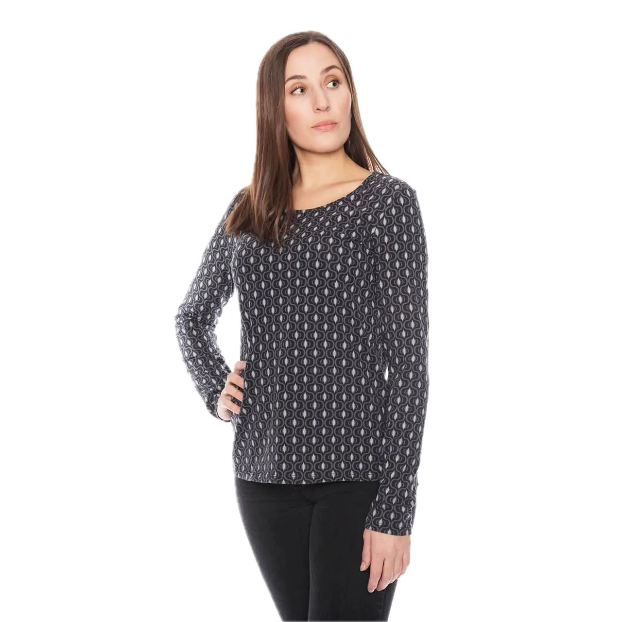 Moshiki Longsleeve Allover gemustert