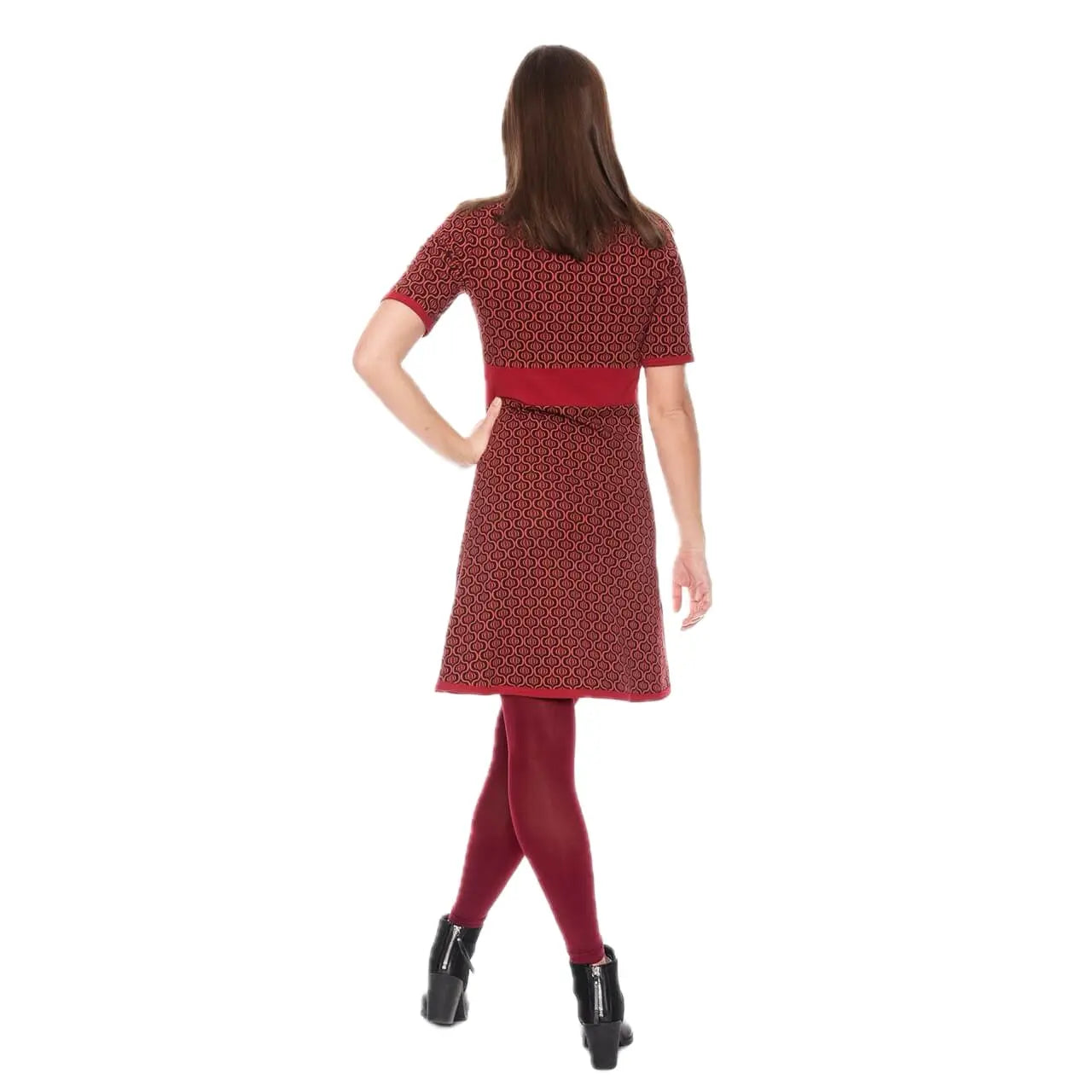 Moshiki halbärmliges A-Linien Kleid Tunica Bio-Baumwolle