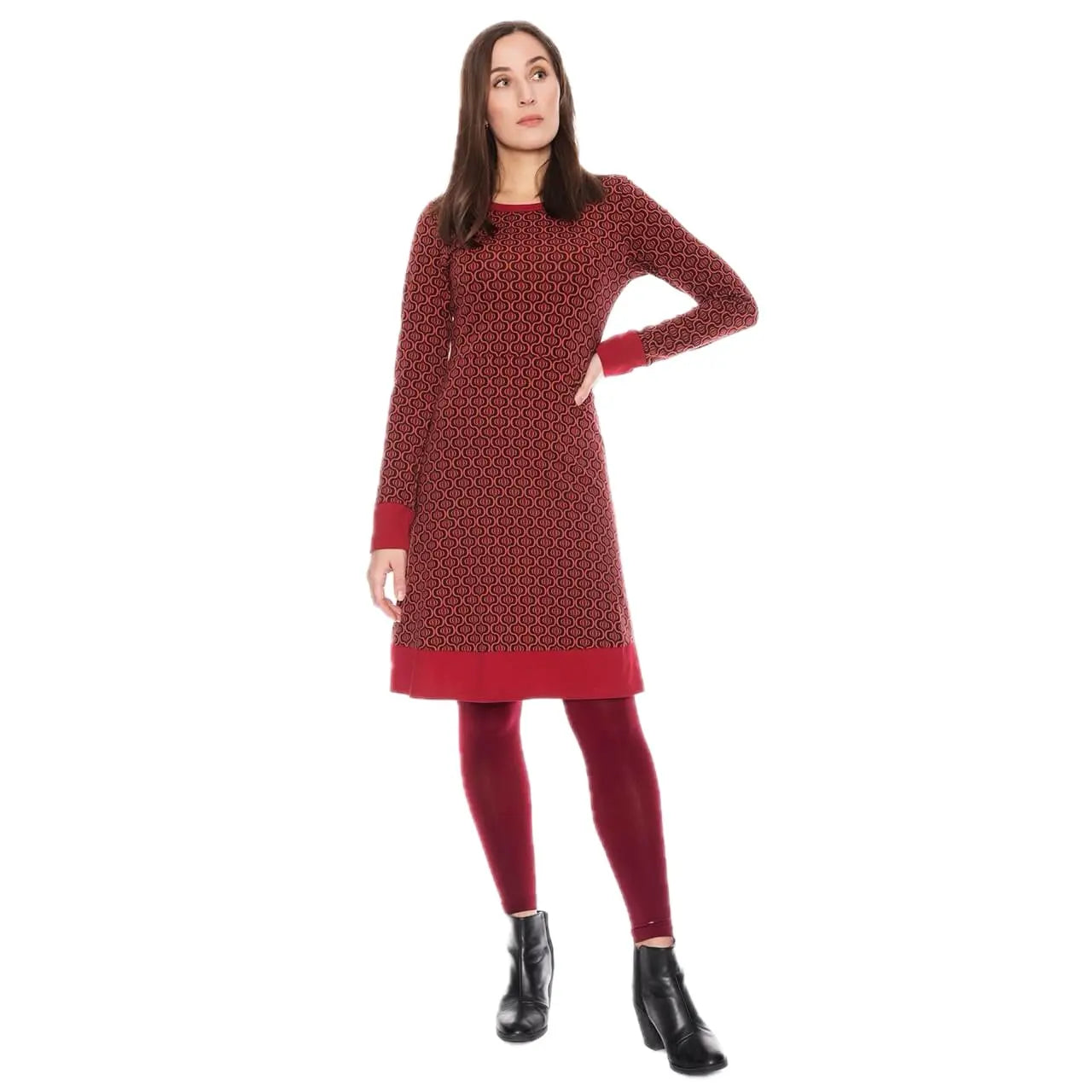 Moshiki langärmliges Herbstkleid Tunica Bio-Baumwolle