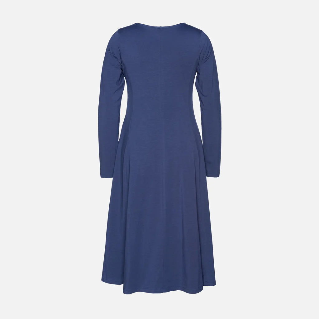 Moshiki lässiges Basic Longsleeve Kleid