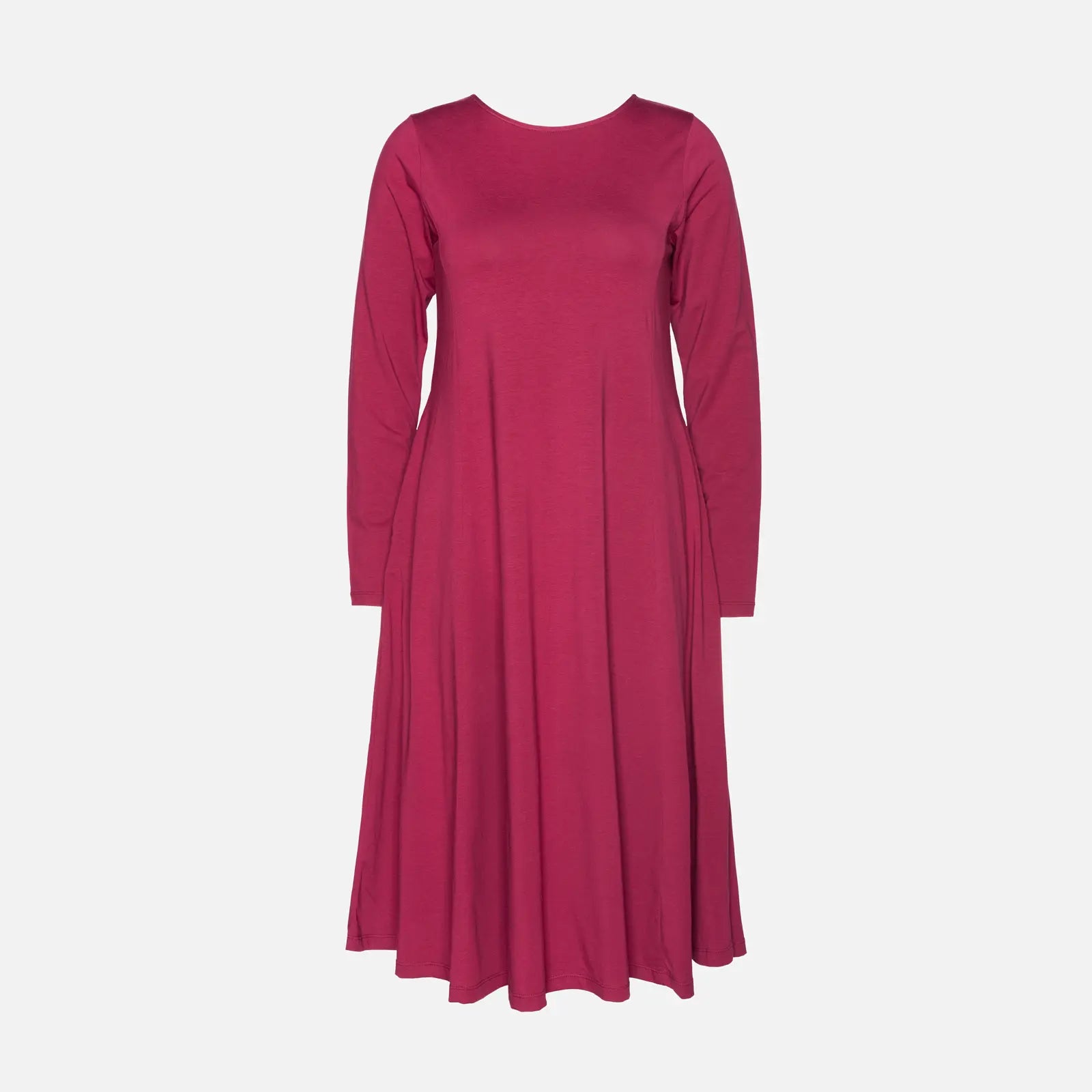 Moshiki lässiges Basic Longsleeve Kleid