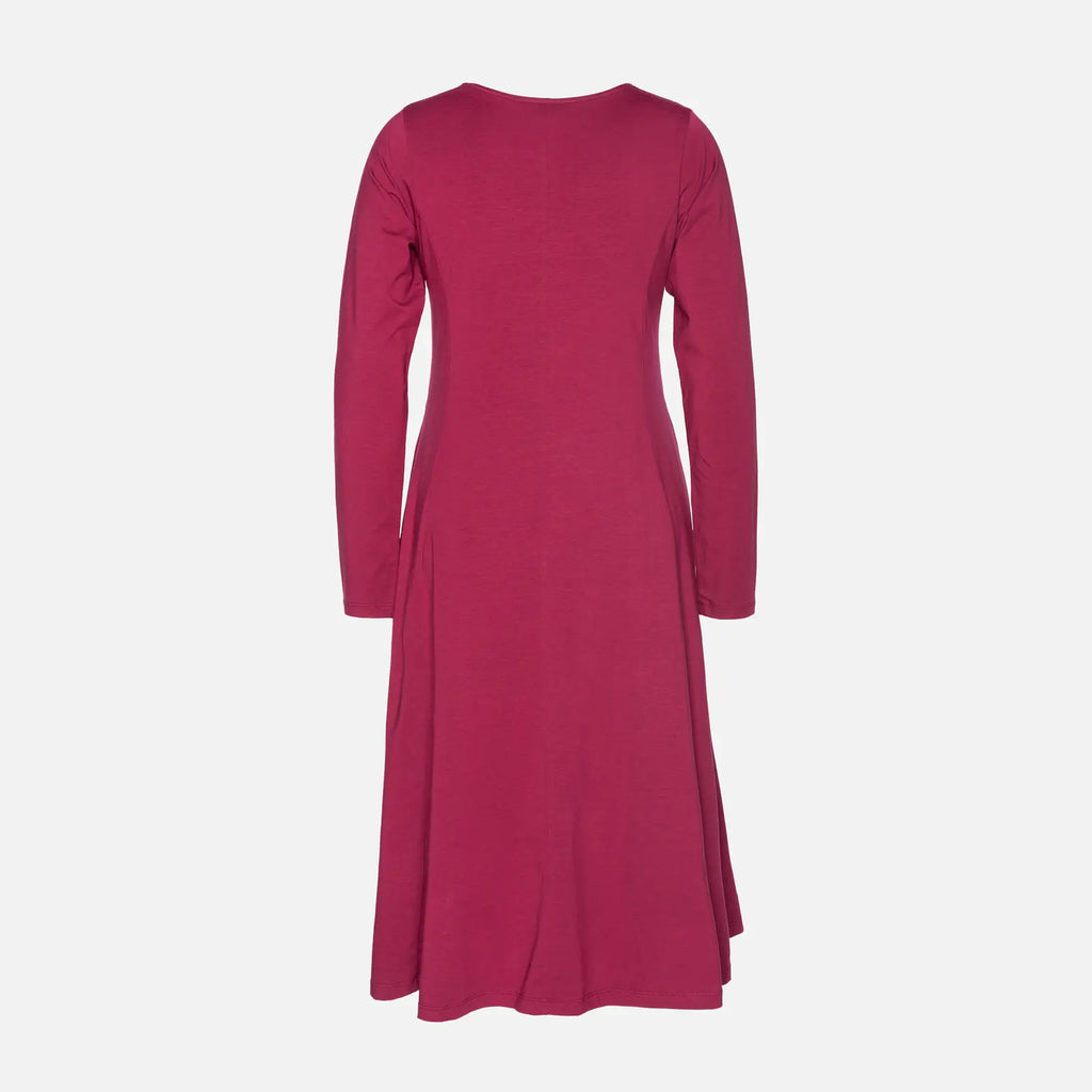 Moshiki lässiges Basic Longsleeve Kleid