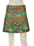 Moshiki Bread Wickelrock short, wendbar Minirock bunte Motive