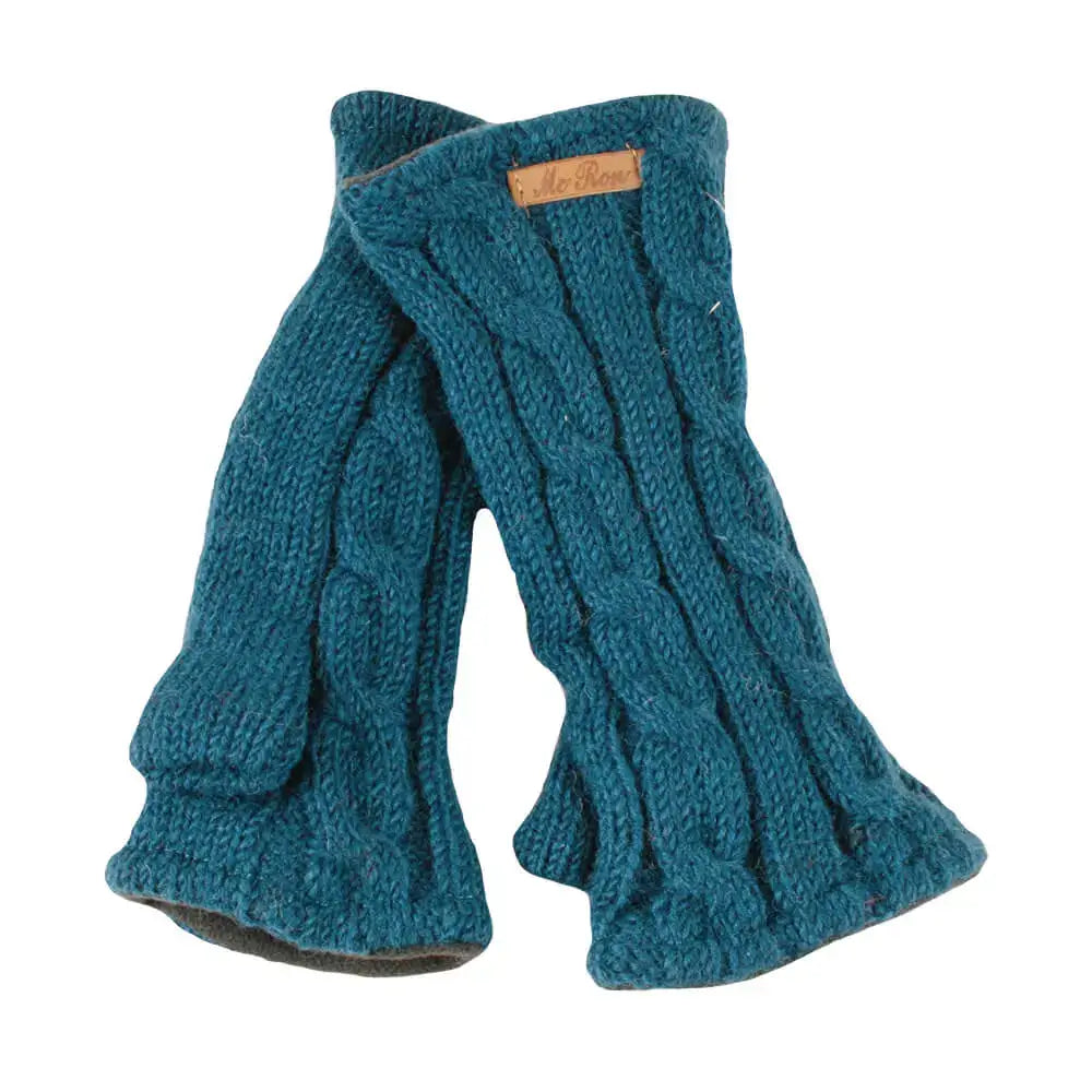McRon Zopfstrickmuster Stulpen Emily Elegante Handstulpen Wolle