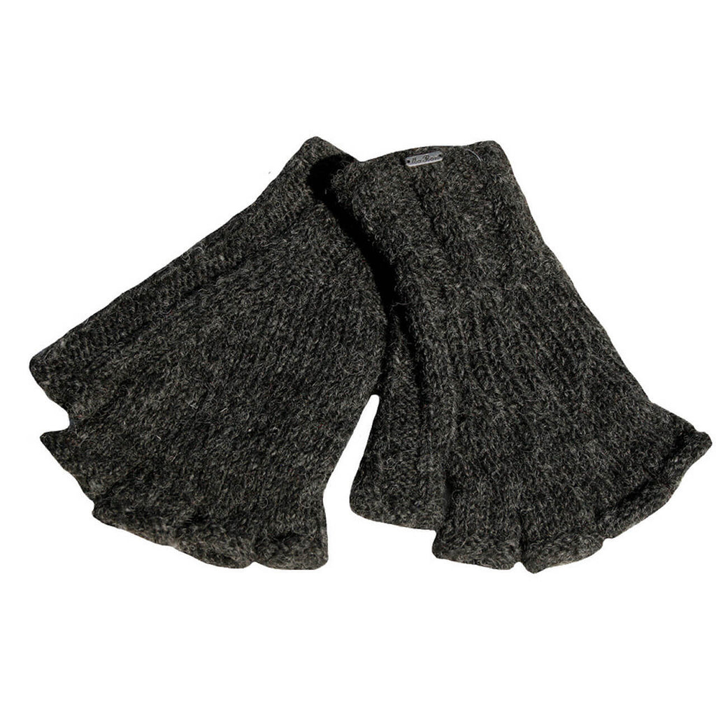 Halbfinger Wollhandschuhe Liz Strick Handschuhe fingerlos