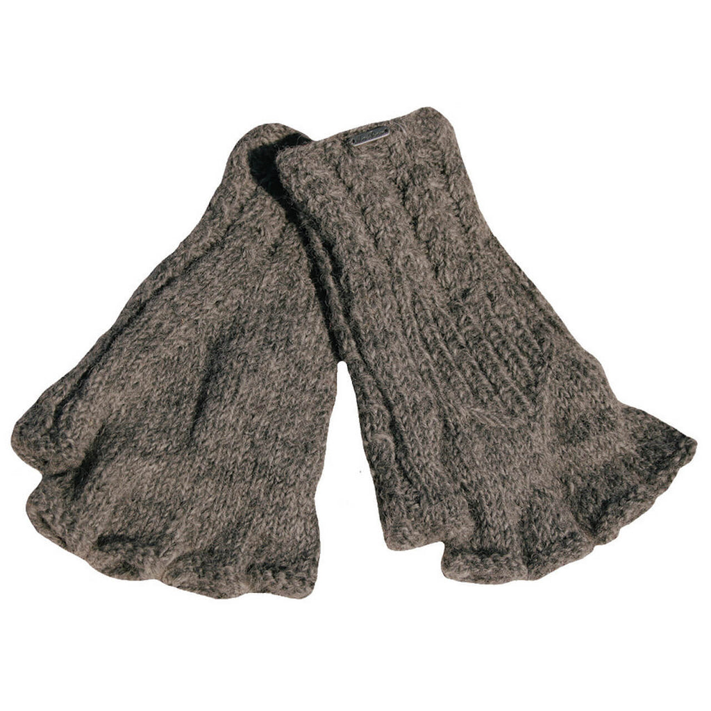 Halbfinger Wollhandschuhe Liz Strick Handschuhe fingerlos
