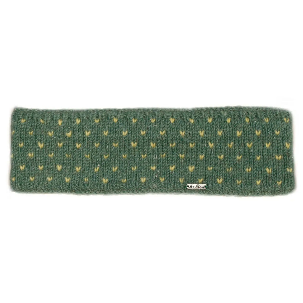 Wollstrick Stirnband Nadja Fleecefutter Goa-Style Nepal Strick