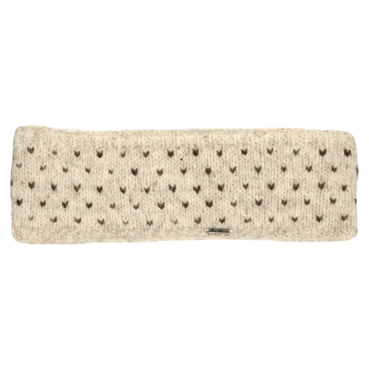 Wollstrick Stirnband Nadja Fleecefutter Goa-Style Nepal Strick