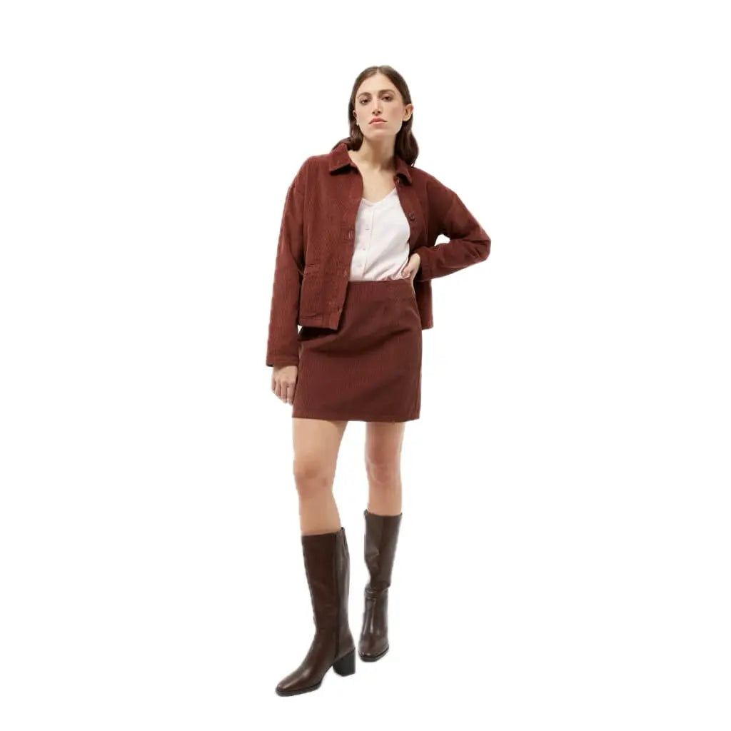 Givn Cord Minirock GBGeorgia Bio-Baumwolle Zeitloser Herbstlook