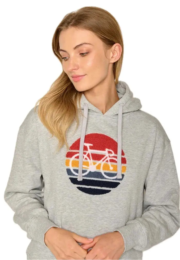 Greenbomb Damen Hoodie Bike Circle Bio-Baumwolle GOTS
