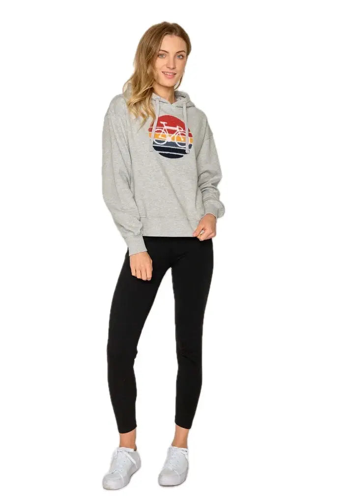 Greenbomb Damen Hoodie Bike Circle Bio-Baumwolle GOTS