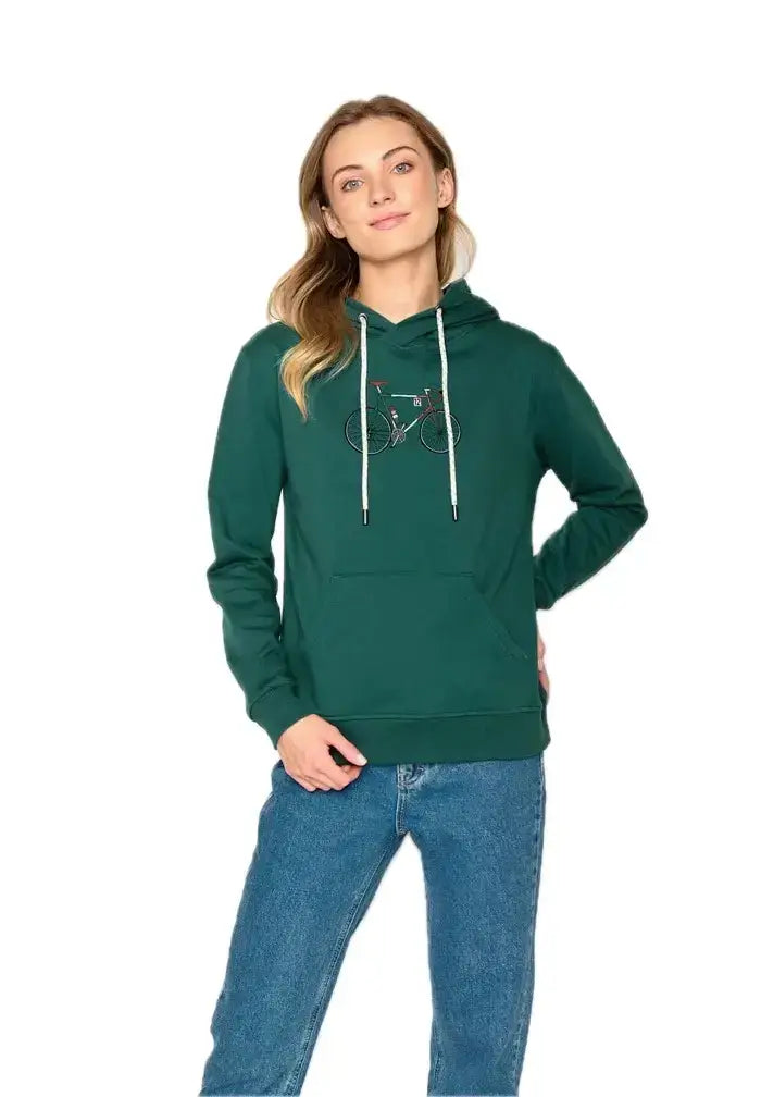 Greenbomb Damen Hoodie Bike Chipper Italy Bio-Baumwolle GOTS