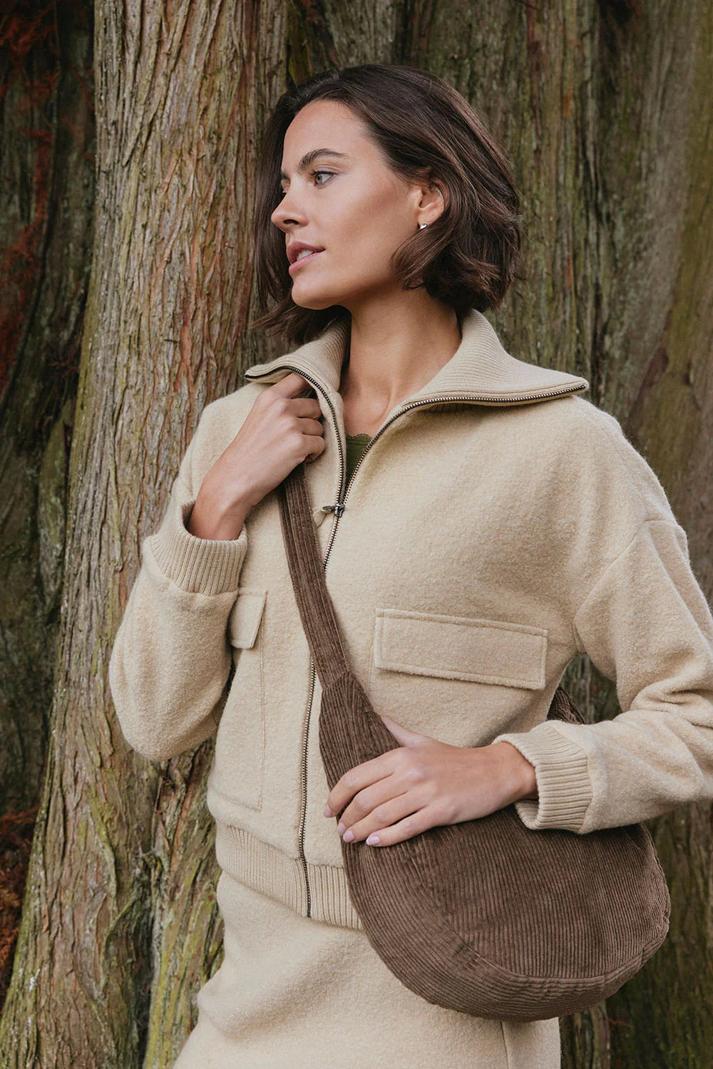 Tranquillo Cross-Body-Bag Birnaa aus Biobaumwolle