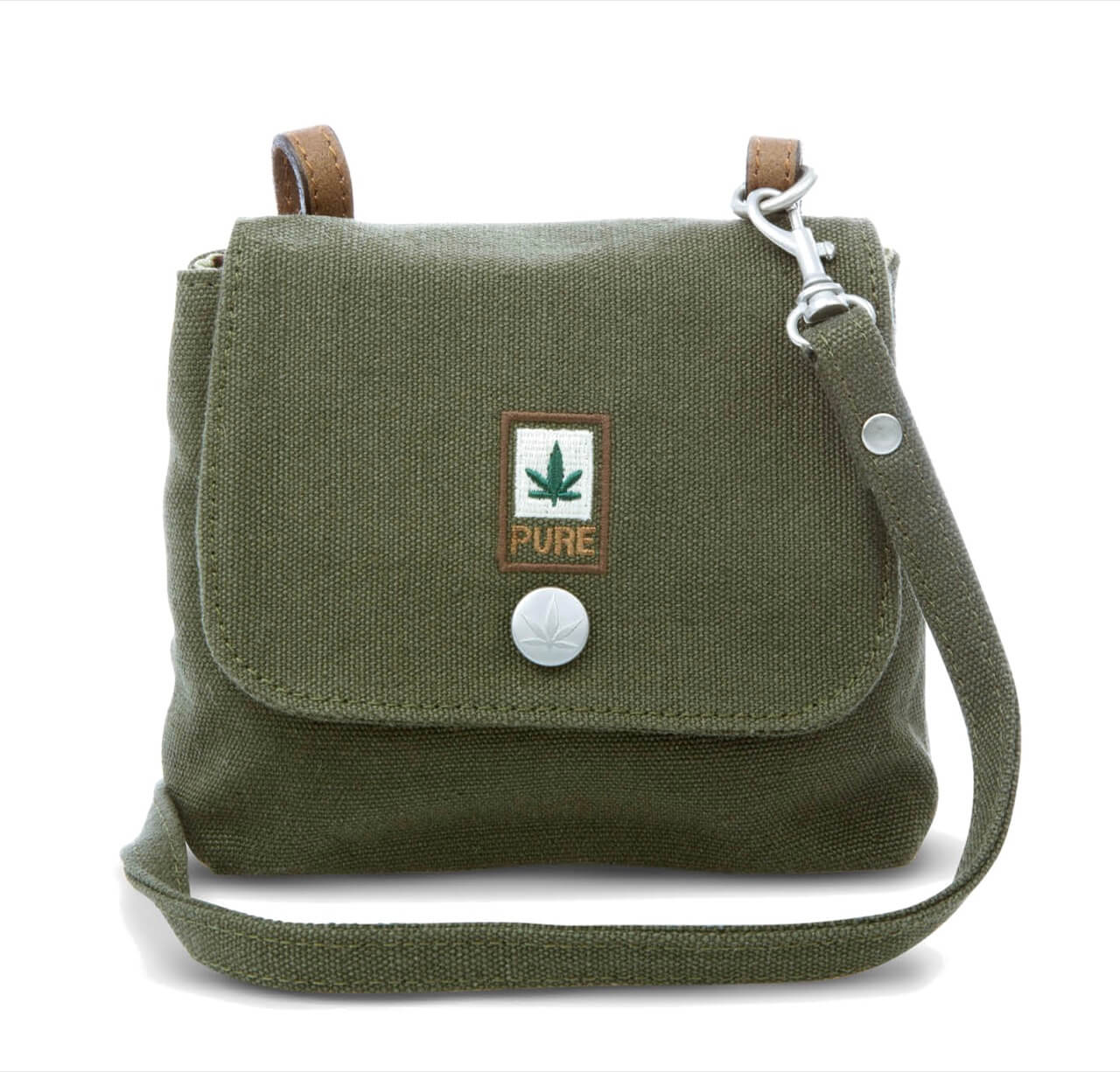 Hanf Tasche Schultertasche PURE Hanfzeichen