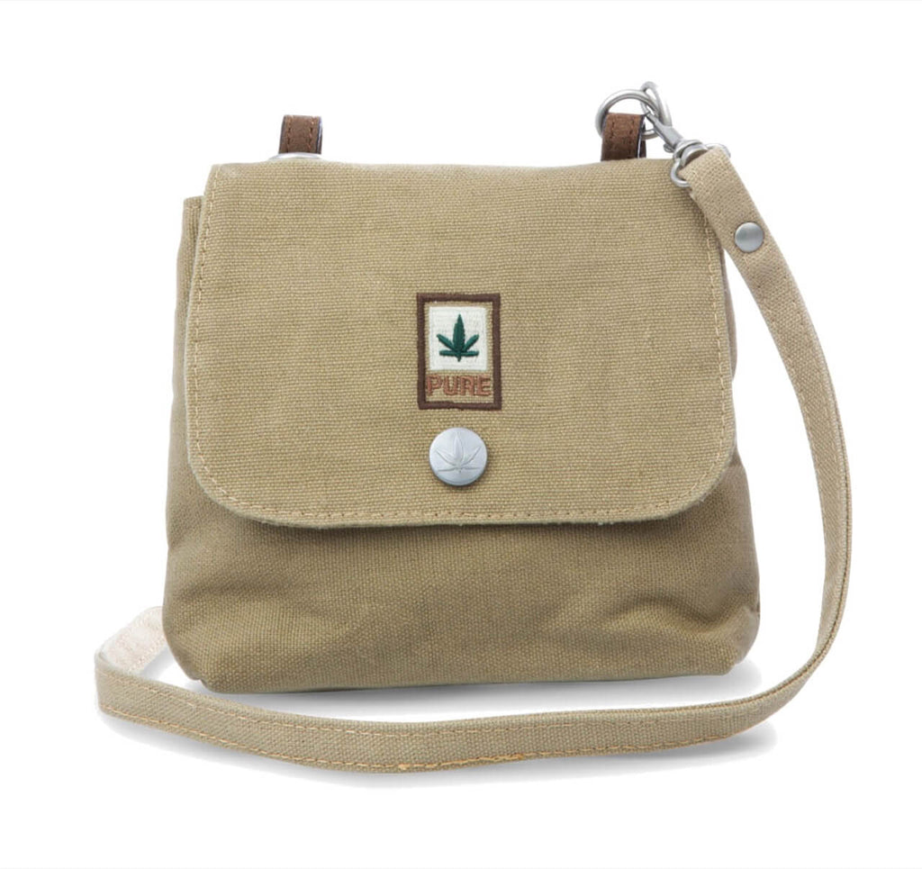 Hanf Tasche Schultertasche PURE Hanfzeichen