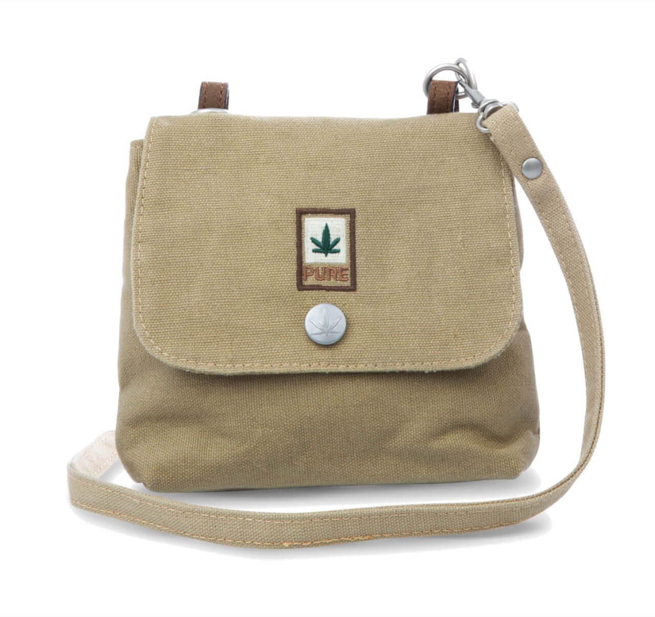 Hanf Tasche Schultertasche PURE Hanfzeichen