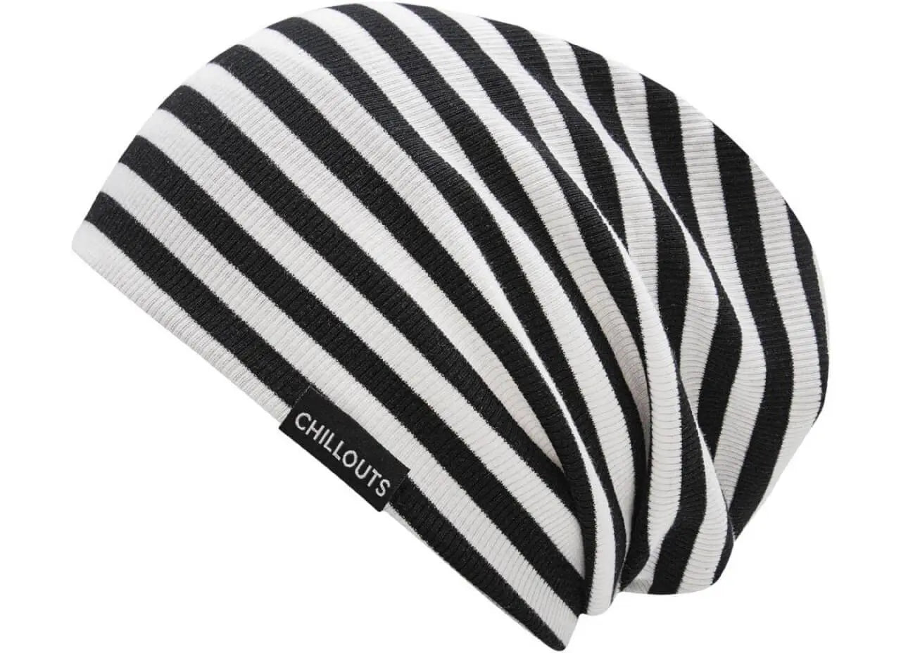 Chillouts Baumwollrib Beanie Mütze Bangkok Leichte Baumwoll-Mütze