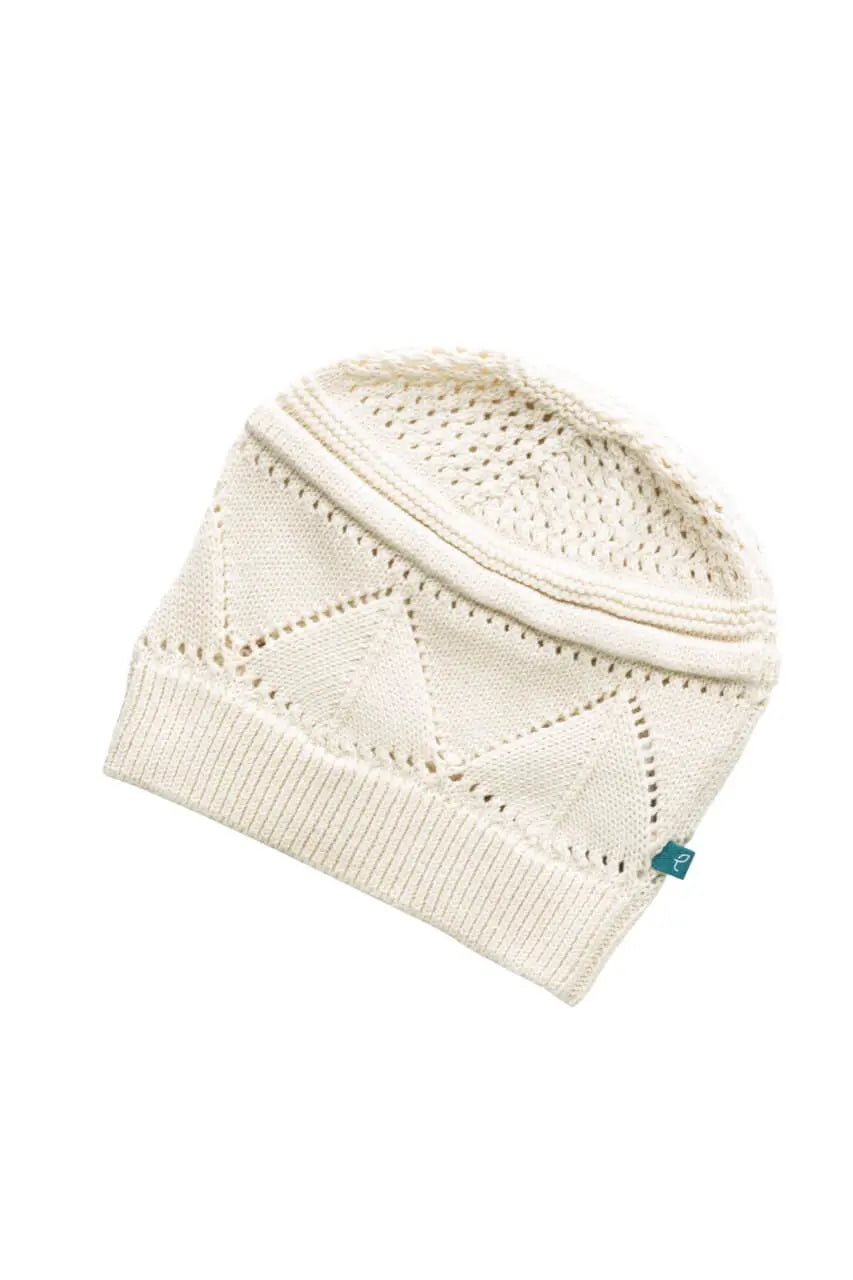 Tranquillo Durchbrochen gestrickte Beaniemütze Fairtrade