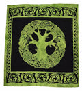 YGGDRASIL Keltische Tagesdecke Wandbehang Lebensbaum & Ornament