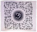 Großes Tuch Om ? Wandtuch aus Baumwolle 220x240 cm Spirituelles Goa Design