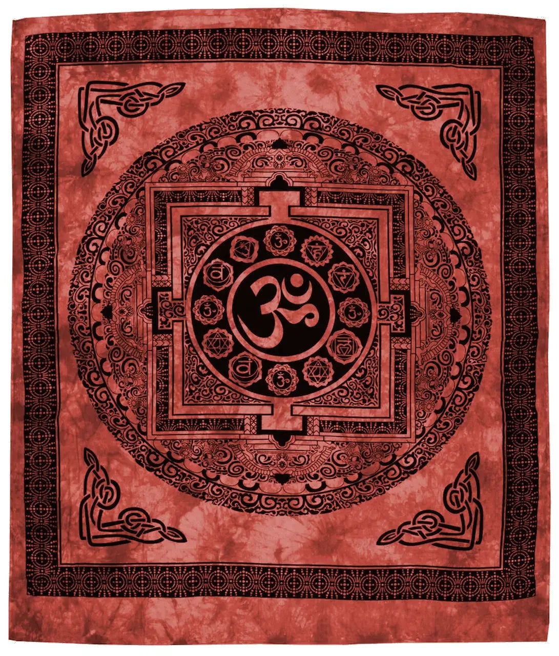 Om-Wandtuch Yantra Om Symbol Deko-Tuch