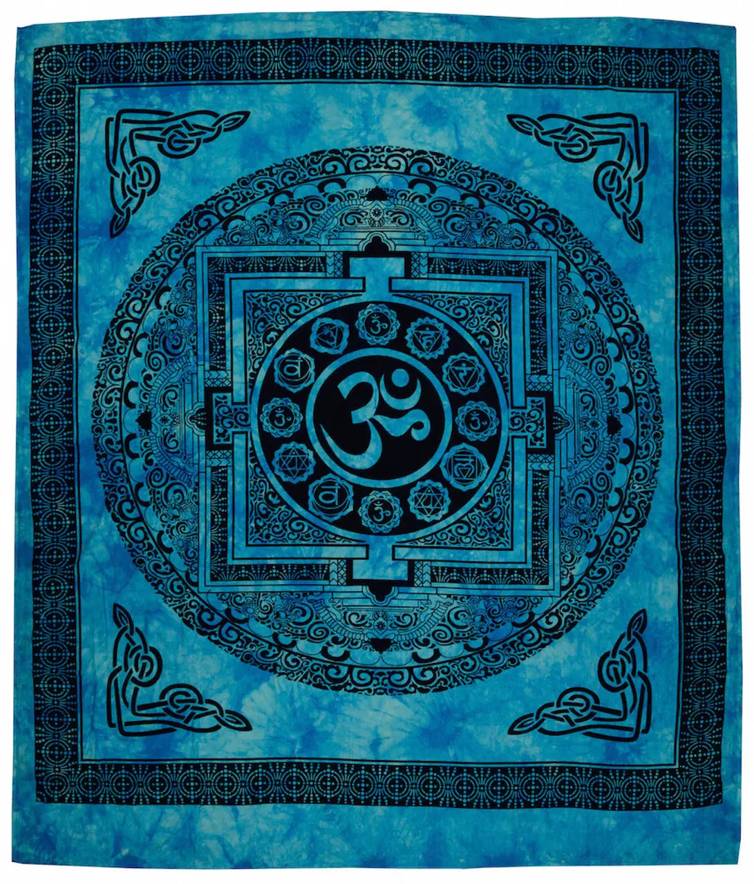 Om-Wandtuch Yantra Om Symbol Deko-Tuch
