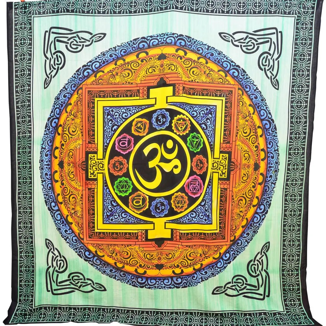 Om-Zeichen Wandtuch Yantra Goa-Tuch