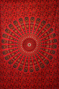 Mandala Wandtuch Single Wandbehang Tuch