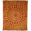 Pfauenrad Mandala Wandtuch Double Großes Tuch, Wand oder Bett