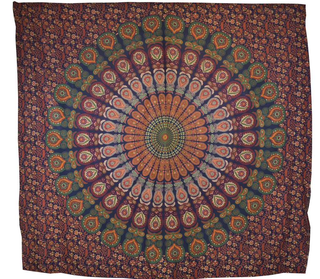 Große Tagesdecke Mandala Wandtuch