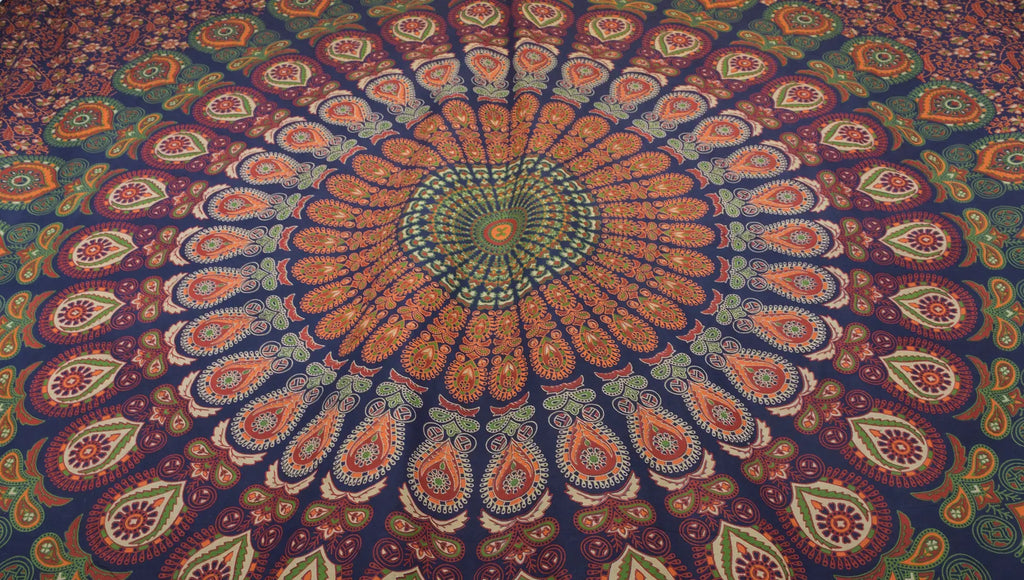 Große Tagesdecke Mandala Wandtuch