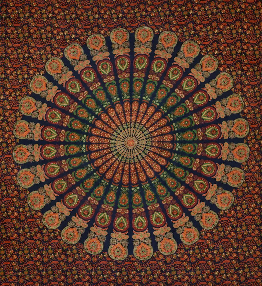 Große Tagesdecke Mandala Wandtuch