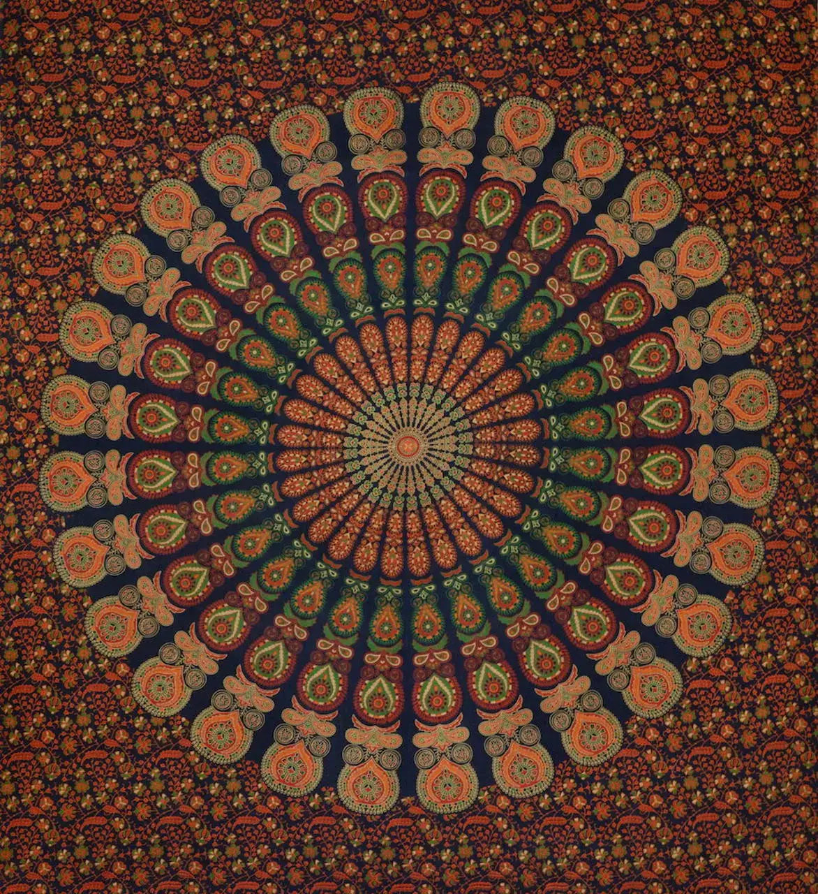 Große Tagesdecke Mandala Wandtuch