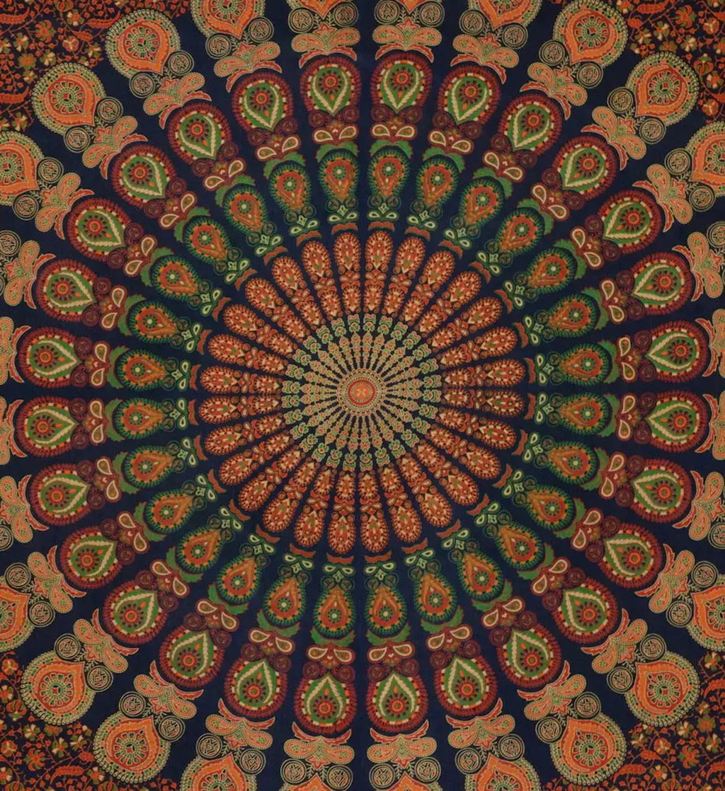 Große Tagesdecke Mandala Wandtuch