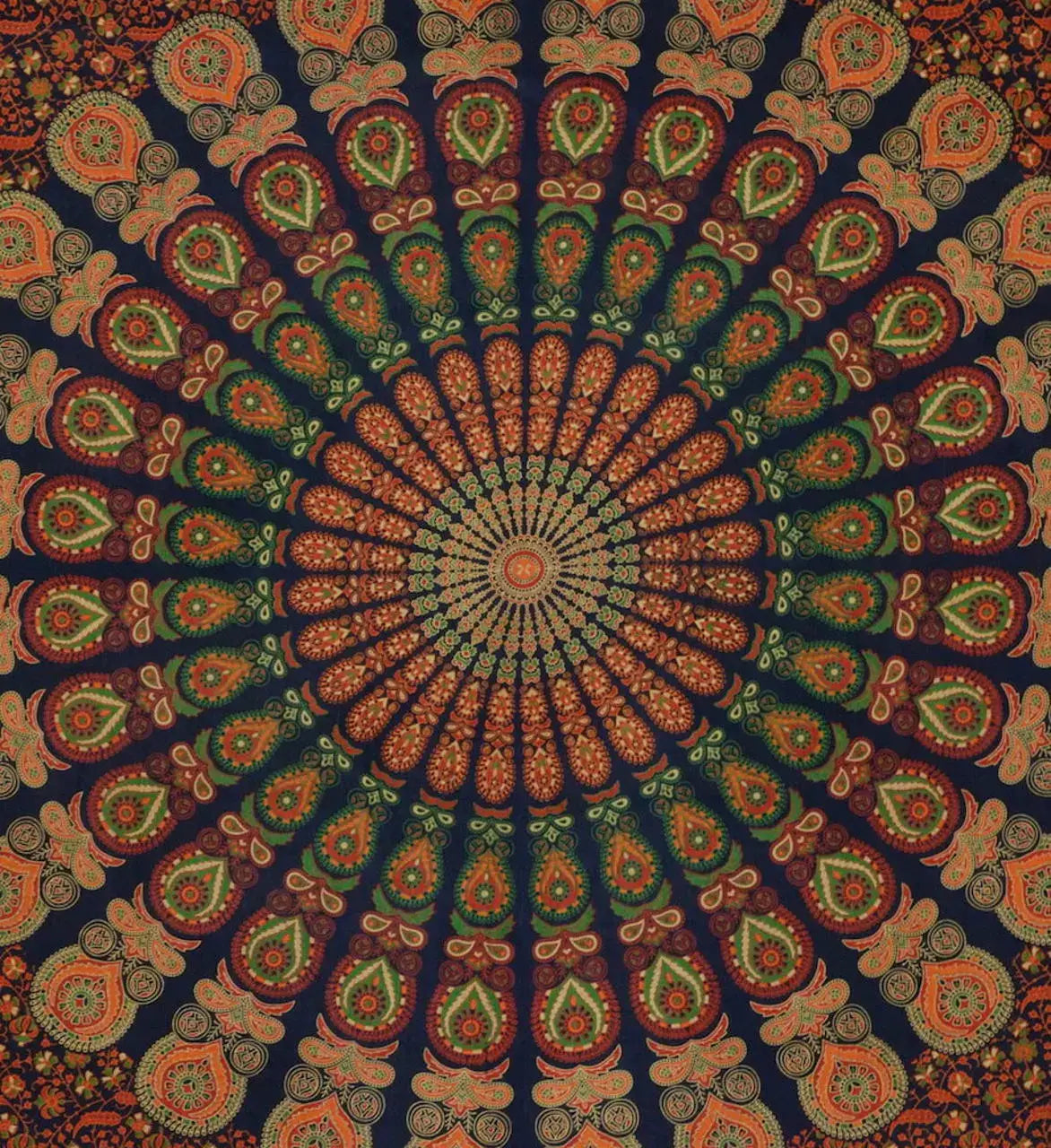 Große Tagesdecke Mandala Wandtuch