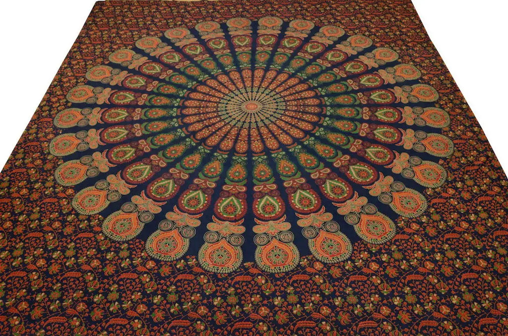 Große Tagesdecke Mandala Wandtuch