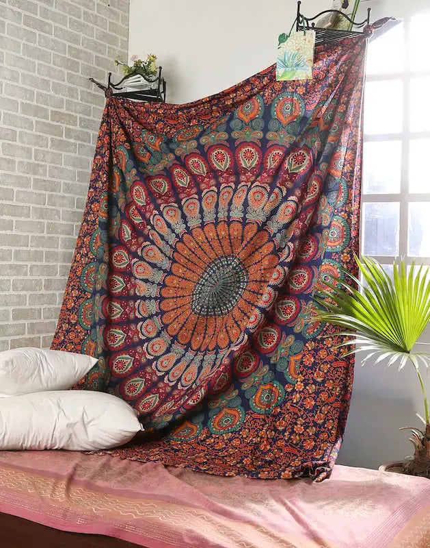 Große Tagesdecke Mandala Wandtuch