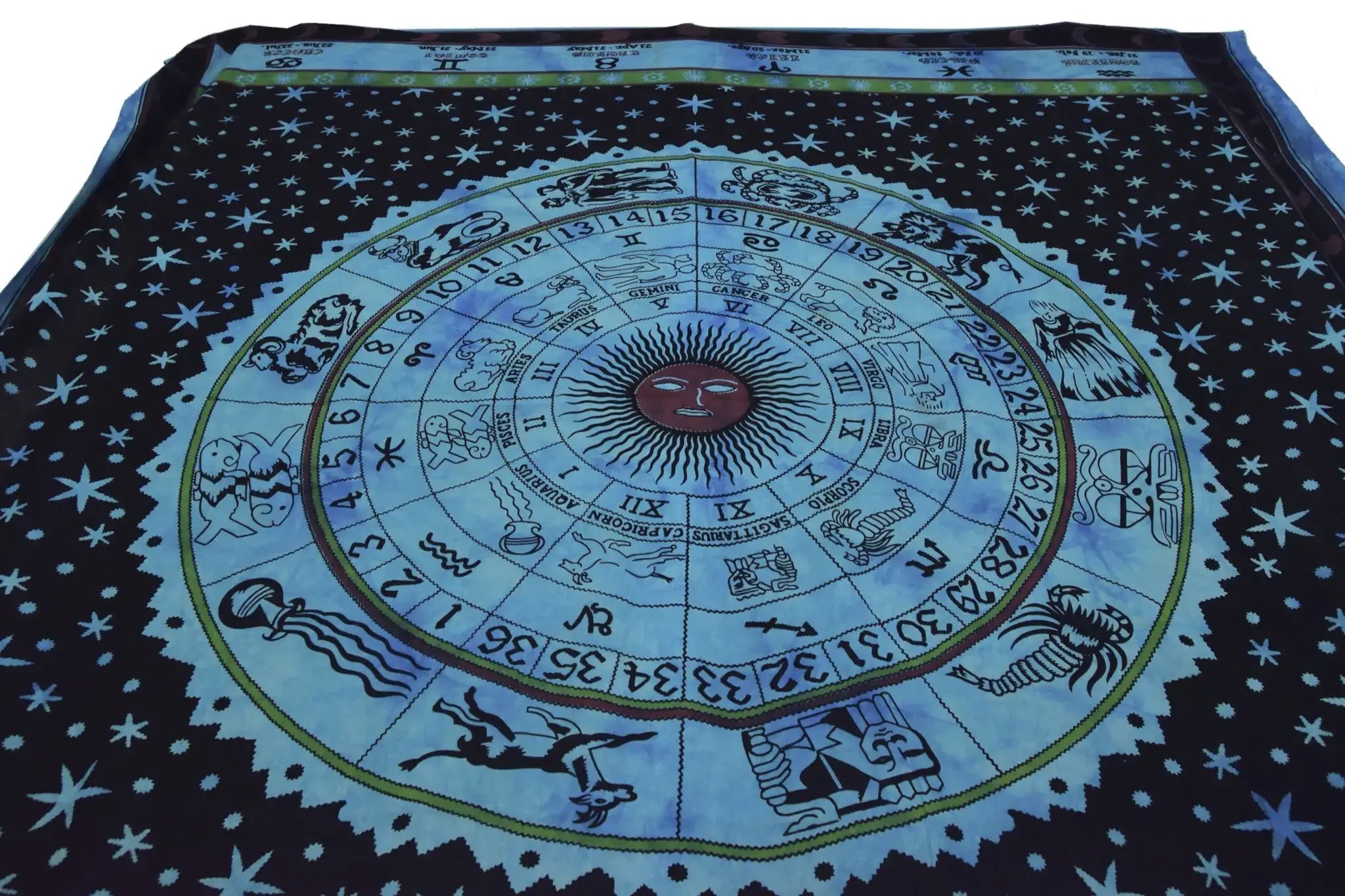 Wandtuch Sonne im Tierkreis – Astrologische Sternzeichen