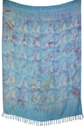 Sarong Tuch mit Schmetterlingen Lunghi Pareo Tuch