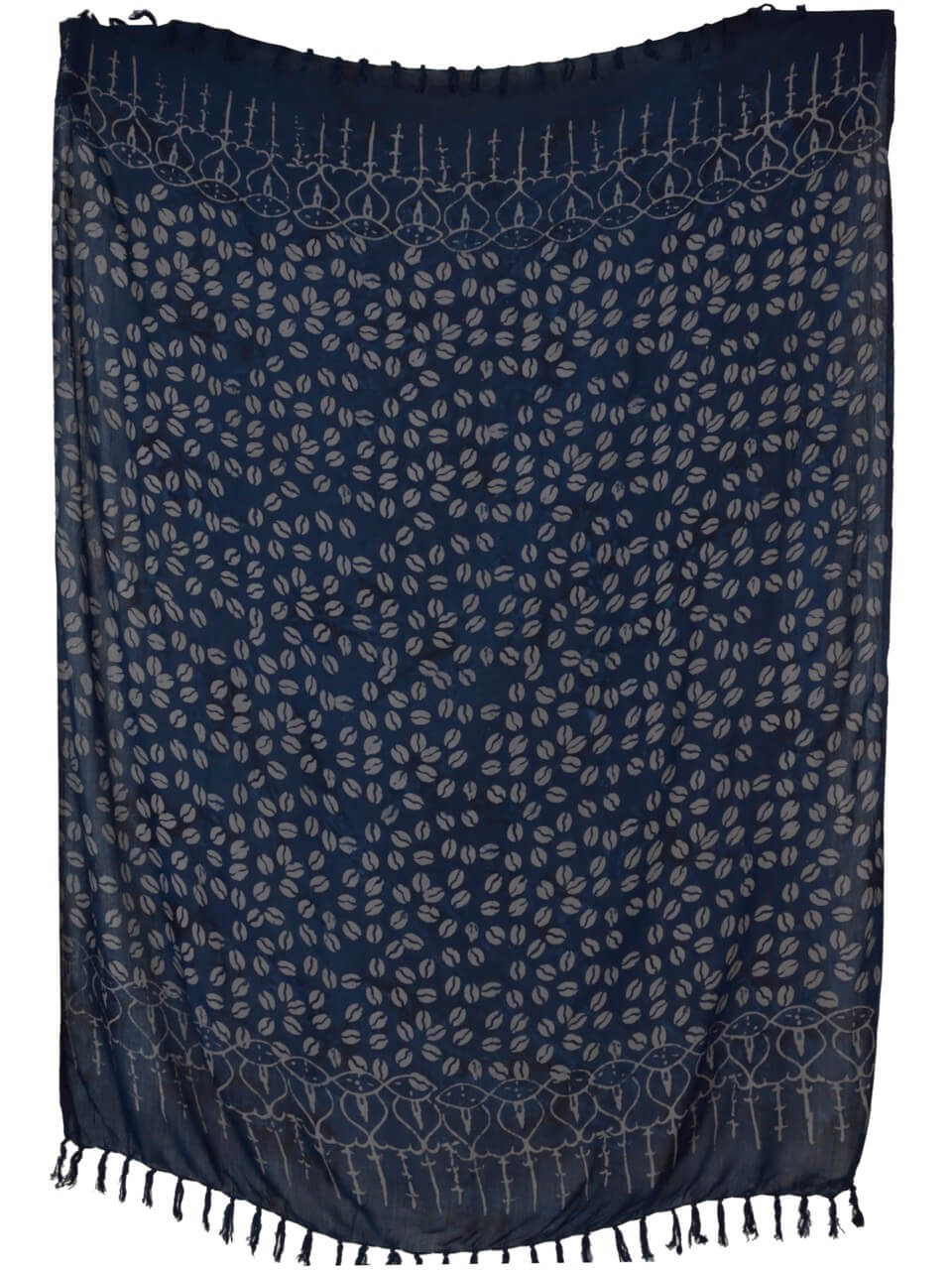 Sarong mit Bohnen Motiv Lunghi Pareo Tuch