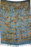 Sarong Tuch gebatikt Korallen und Schildkröten Motiv