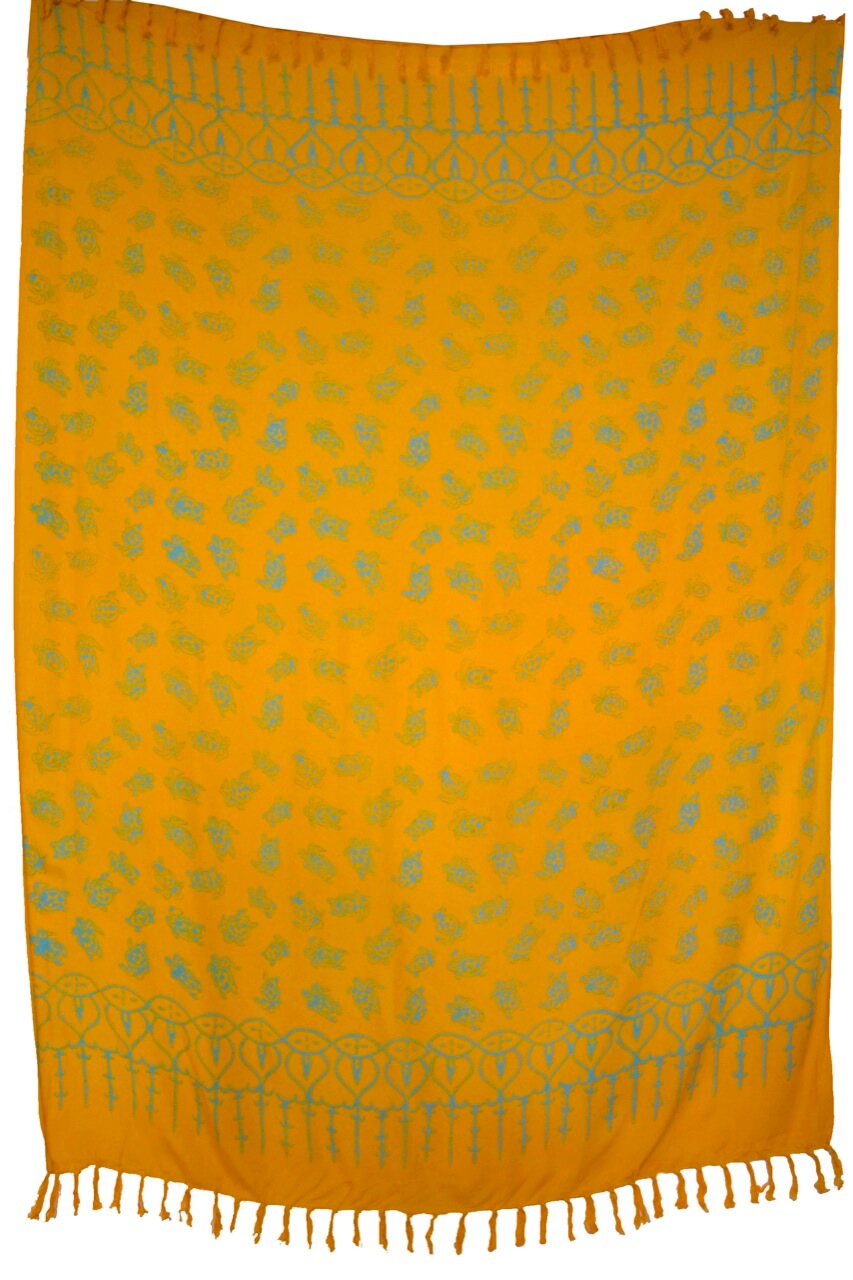 Sarong mit Schildkröten gebatikt-Copy