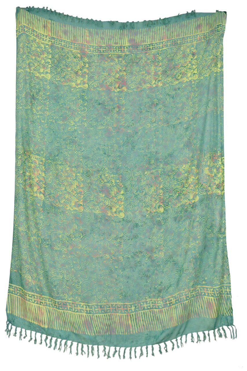 Sarong mit mehrfarbigem Wellenmuster Pareo Lunghi