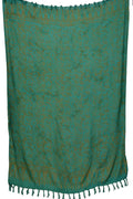 Sarong grün gemustert Lunghi Pareo Tuch