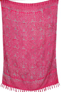 Sarong Rot Tuerkis Batik Lunghi Pareo Tuch