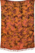 Sarong Terracotta Farn Lunghi Pareo Tuch