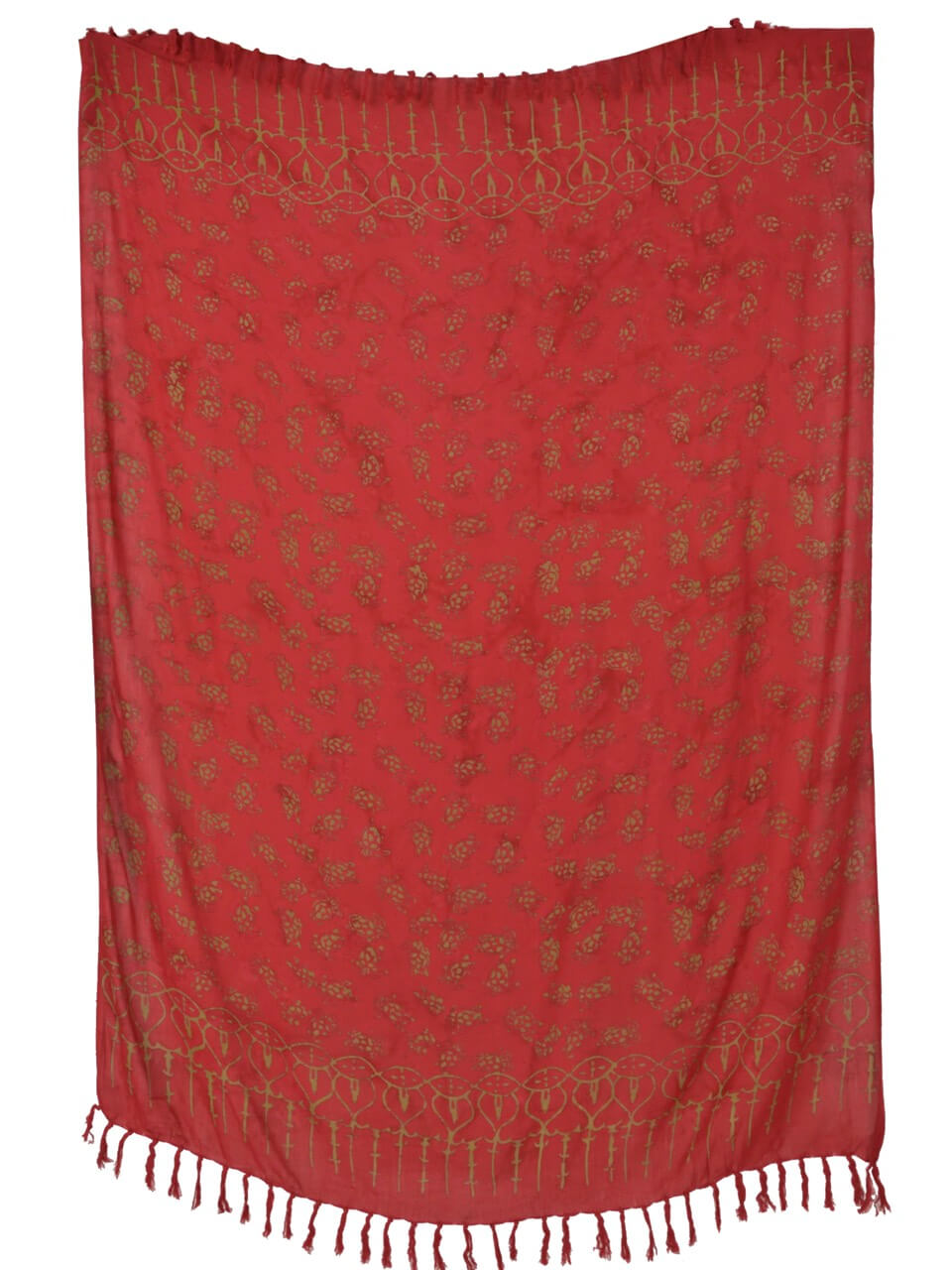 Sarong mit Schildkröten gebatikt