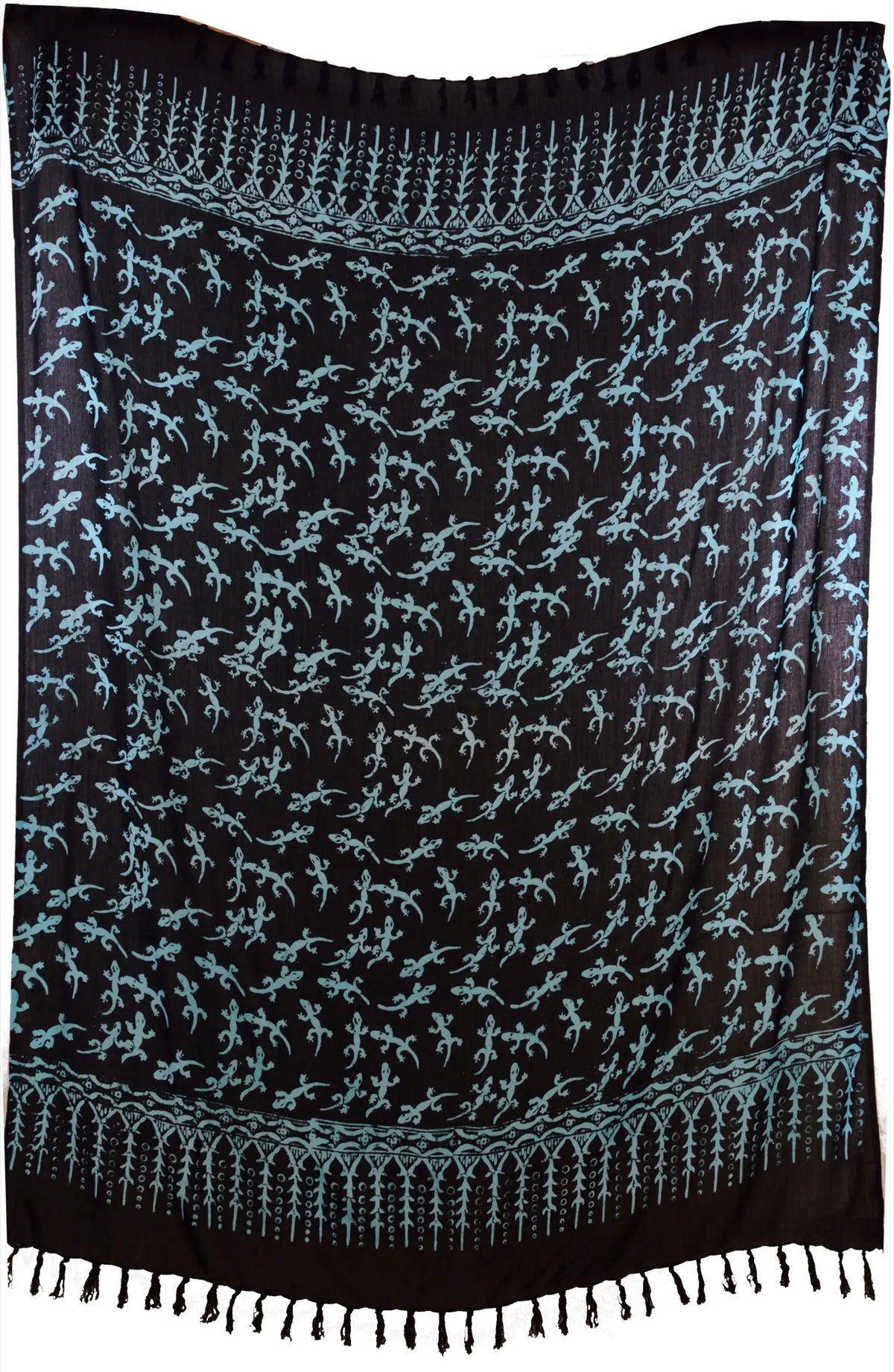 Sarong mit Geckos